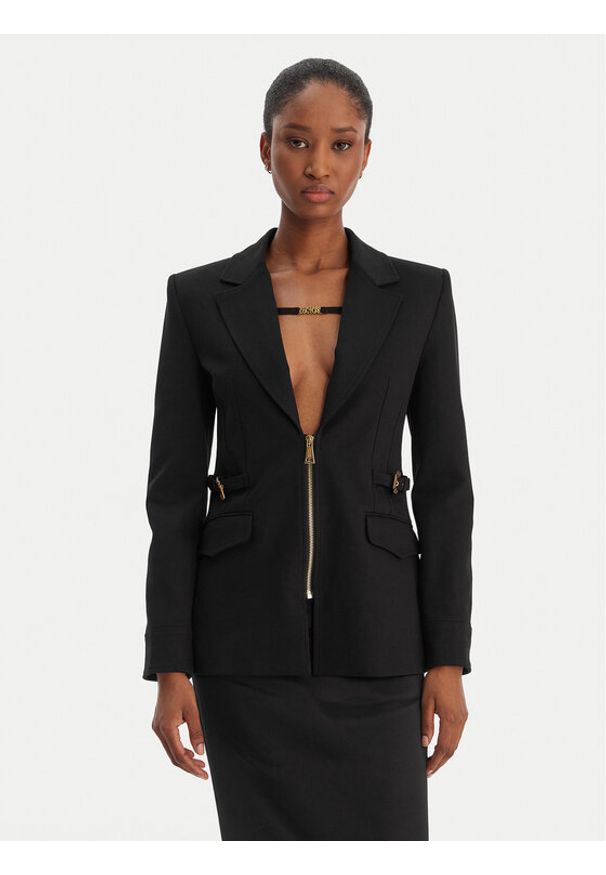 Versace Jeans Couture Marynarka 80HAQ750 J0092 Czarny Regular Fit. Kolor: czarny. Materiał: syntetyk