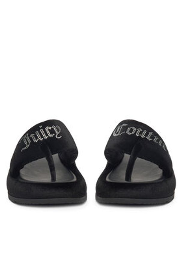 Juicy Couture Japonki WSS21533-01 Czarny. Kolor: czarny. Materiał: materiał
