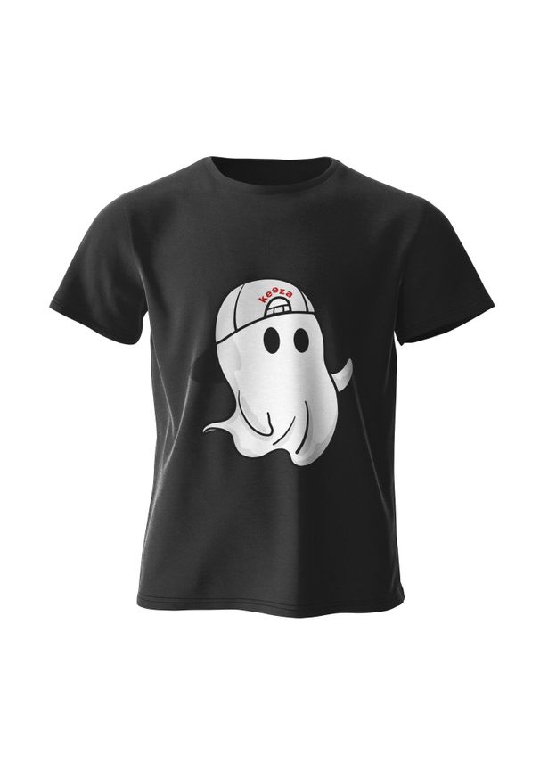 Koszulka dziecięca KEEZA Duch. Kolor: czarny. Sport: piłka nożna