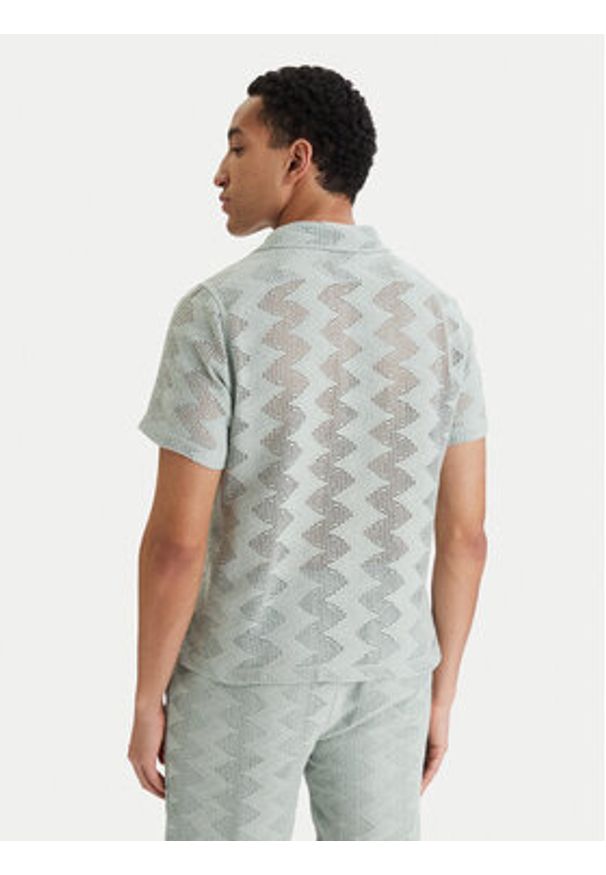 Guess Koszula M6GP46 K3236 Zielony Regular Fit. Kolor: zielony. Materiał: bawełna