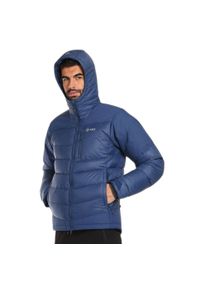 Kurtka puchowa Kilpi Guus. Kolor: niebieski. Materiał: nylon. Sport: turystyka piesza #2