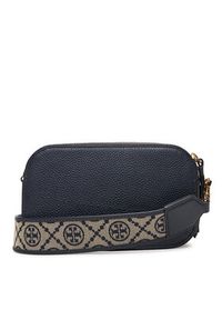 Tory Burch Torebka Mini Miller Crossbody 171955 Granatowy. Kolor: niebieski. Materiał: skórzane