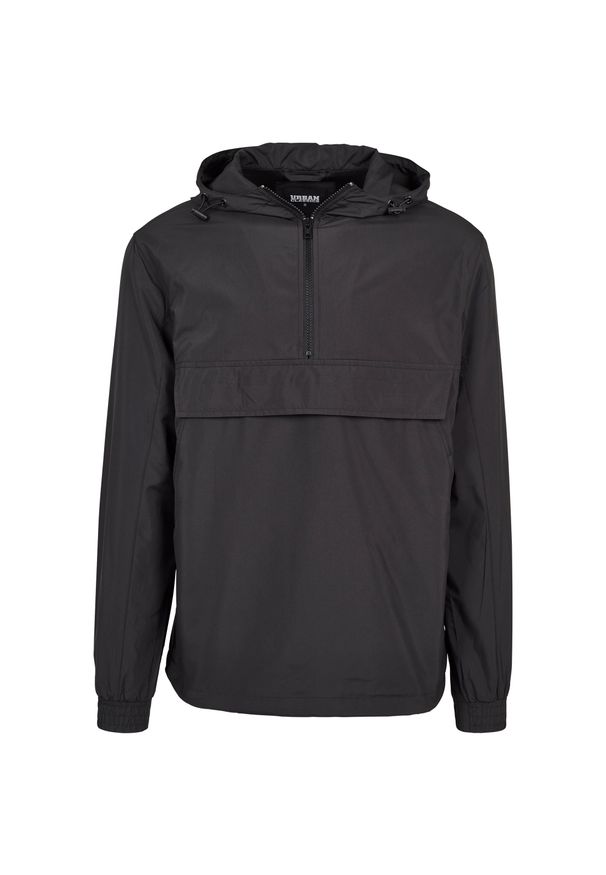Urban Classics - Parka Urban Classic basic pull over. Kolor: czarny. Sezon: zima