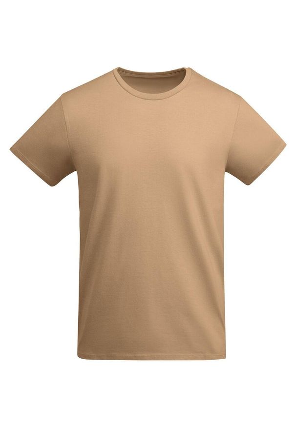 ROLY - Męska Koszulka Breda Plain T-shirt. Kolor: pomarańczowy. Sport: turystyka piesza