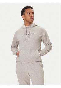 TOMMY HILFIGER - Tommy Hilfiger Bluza UM0UM03665 Beżowy Regular Fit. Kolor: beżowy. Materiał: bawełna