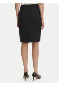 BOSS - Boss Spódnica ołówkowa Vileah 50490036 Granatowy Slim Fit. Kolor: niebieski. Materiał: wełna #4