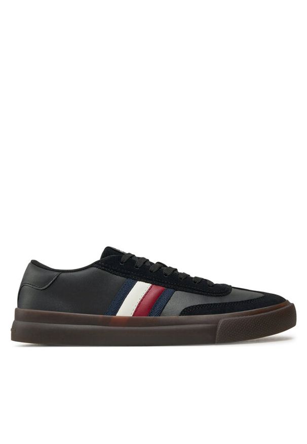 TOMMY HILFIGER - Tommy Hilfiger Sneakersy Cupset Terrace FM0FM05209 Czarny. Kolor: czarny. Materiał: skóra