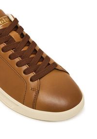 Polo Ralph Lauren Sneakersy Hrt Ct II 809845110005 Brązowy. Kolor: brązowy. Materiał: skóra #5