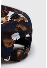 Jack Wolfskin czapka z daszkiem 10 kolor granatowy wzorzysta. Kolor: niebieski. Materiał: materiał #2