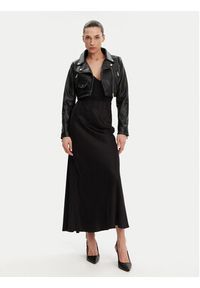 Rinascimento Kurtka z imitacji skóry CFC0119617003 Czarny Regular Fit. Kolor: czarny. Materiał: skóra #3