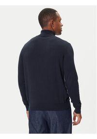 Bugatti Golf 7700-85520D Granatowy Regular Fit. Typ kołnierza: golf. Kolor: niebieski. Materiał: bawełna #5