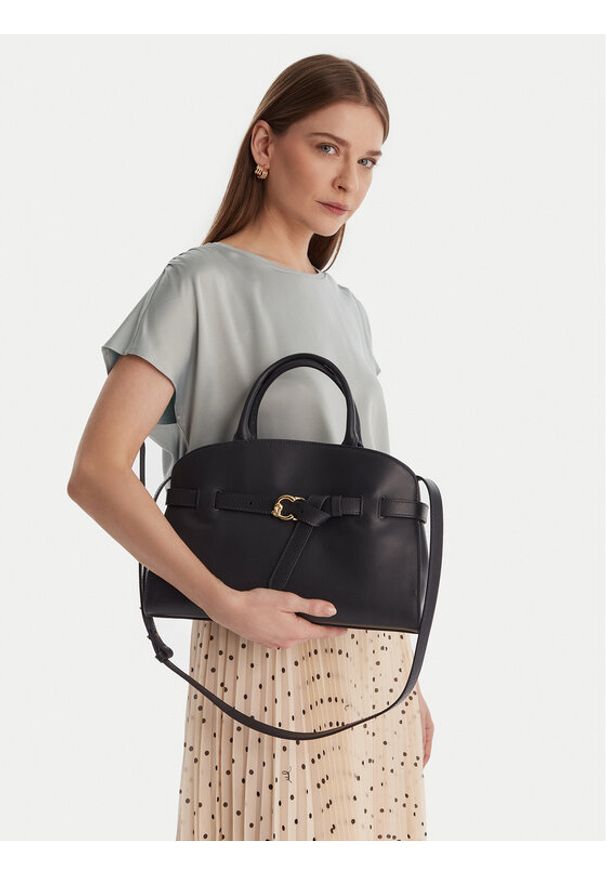 Coccinelle Torebka TLA Coccinellesabine E1 TLA 18 04 01 Granatowy. Kolor: niebieski. Materiał: skórzane