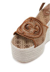 Guess Espadryle FLJTEE FAL04 Beżowy. Kolor: beżowy. Materiał: materiał