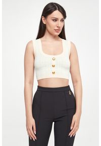 Elisabetta Franchi - Top damski dzianinowy ELISABETTA FRANCHI. Materiał: dzianina #4
