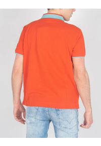 Invicta Koszulka Polo | 4452240 / U | Mężczyzna | Pomarańczowy. Okazja: na co dzień. Typ kołnierza: polo. Kolor: pomarańczowy. Materiał: bawełna. Długość rękawa: krótki rękaw. Wzór: aplikacja. Styl: klasyczny, casual