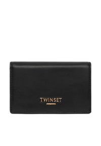 TwinSet - TWINSET Portfel 252TL8013 Czarny. Kolor: czarny. Materiał: skóra