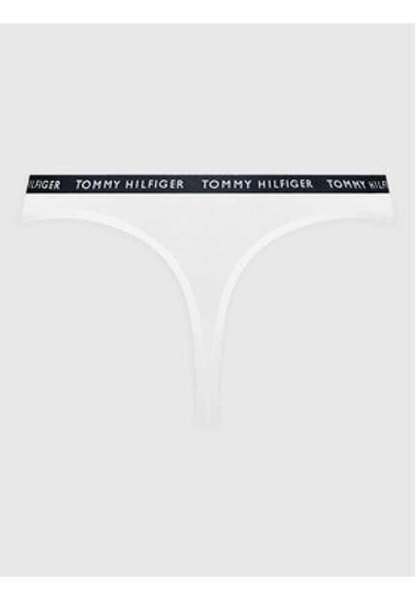 TOMMY HILFIGER - Tommy Hilfiger Komplet 3 par stringów 3p UW0UW02829 Kolorowy. Materiał: bawełna. Wzór: kolorowy