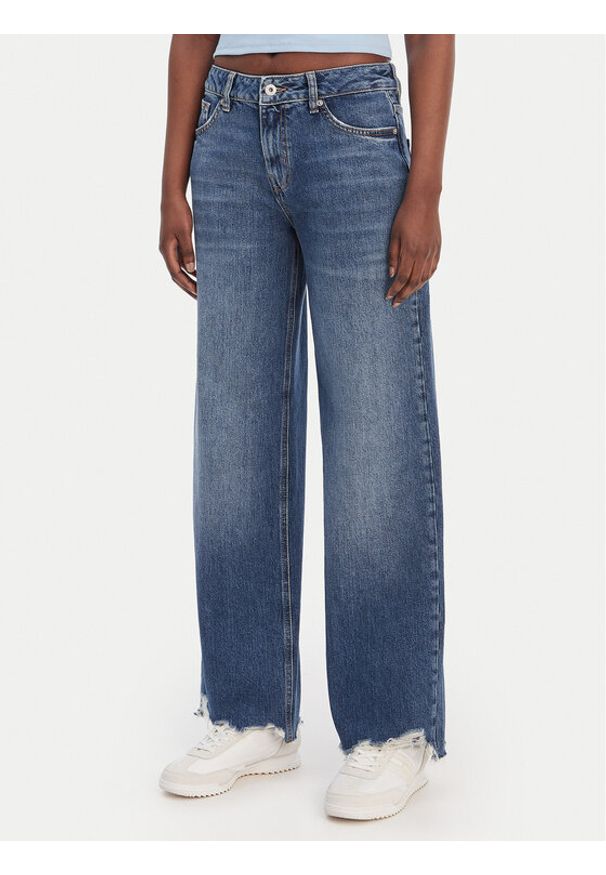 Hugo - HUGO Jeansy Gamala 50553025 Niebieski Baggy Fit. Kolor: niebieski