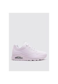skechers - Buty do chodzenia damskie Skechers Lvlp Uno Stand On Air. Kolor: fioletowy. Materiał: materiał, syntetyk. Szerokość cholewki: normalna. Sport: turystyka piesza