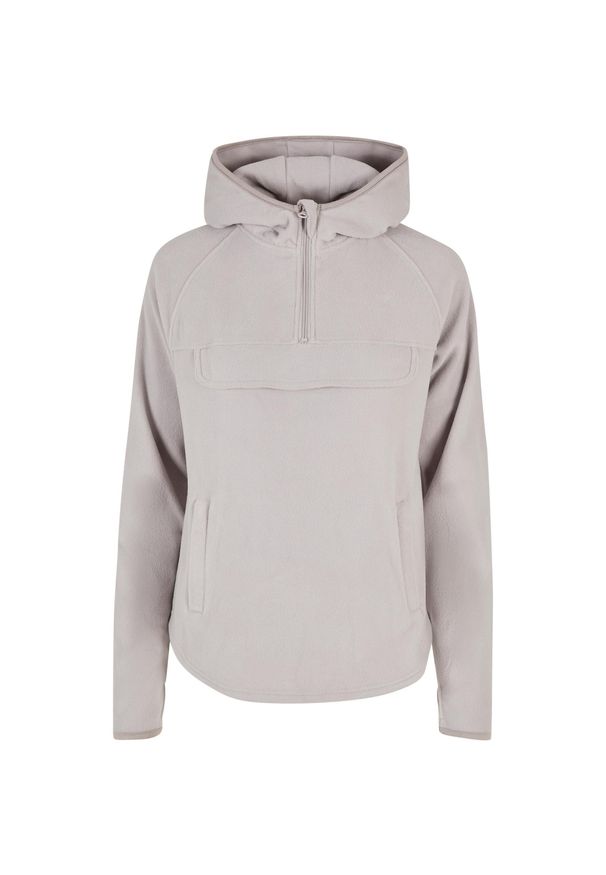 Damska bluza polarowa z kapturem Urban Classics GT. Typ kołnierza: kaptur. Kolor: szary. Materiał: polar