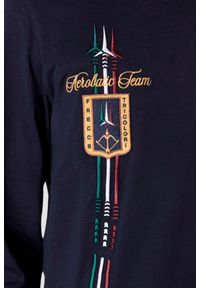 Aeronautica Militare - AERONAUTICA MILITARE Granatowy męski longsleeve Crew neck, Rozmiar M. Kolor: niebieski. Długość rękawa: długi rękaw #3
