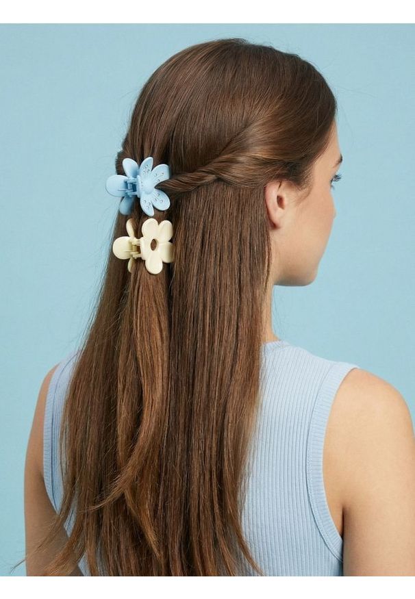 Sinsay - Spinki do włosów 2 pack - wielobarwny