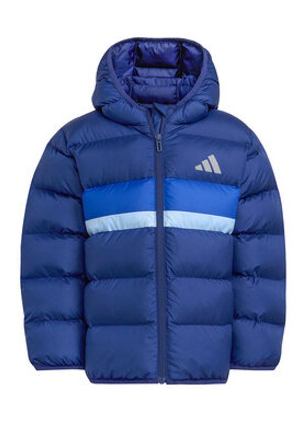Adidas - adidas Kurtka zimowa JW2453 Granatowy Regular Fit. Kolor: niebieski. Materiał: syntetyk. Sezon: zima
