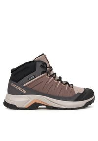 salomon - Salomon Trekkingi X-Adventure Coldrush Waterproof L47856500 Różowy. Kolor: różowy. Materiał: materiał #1