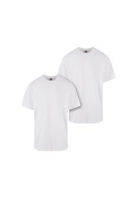 Urban Classics - Męska Koszulka Oversize O Dużej Gramaturze (zestaw 2 Sztuk). Kolor: biały