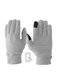 4f - Dziecięce rękawice 4F. Kolor: szary. Sezon: zima #1