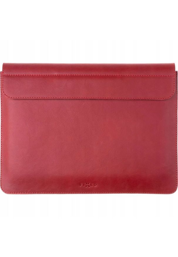 Etui Fixed Skórzane etui FIXED Oxford dla Apple MacBook Pro 14" (2021/2023/2024) czerwony. Kolor: czerwony. Materiał: skóra