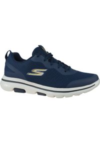 skechers - Skechers Go Walk 5 Squall 216011-NVGD. Kolor: niebieski. Szerokość cholewki: normalna #1