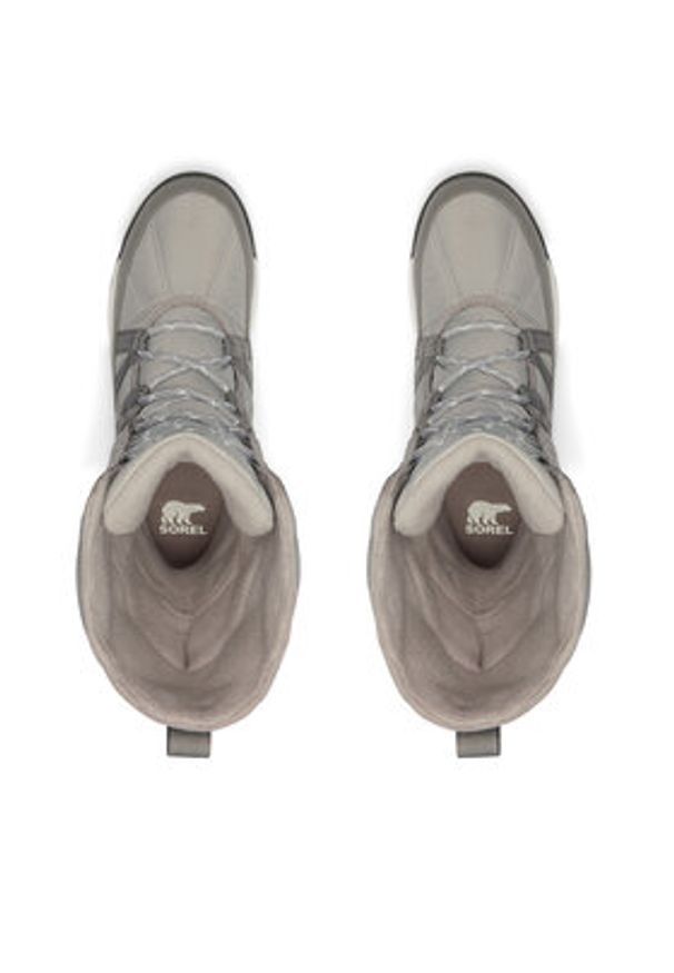 sorel - Sorel Śniegowce Whitney™II Plus Tall Lace Wp 2088261061 Szary. Kolor: szary. Materiał: materiał