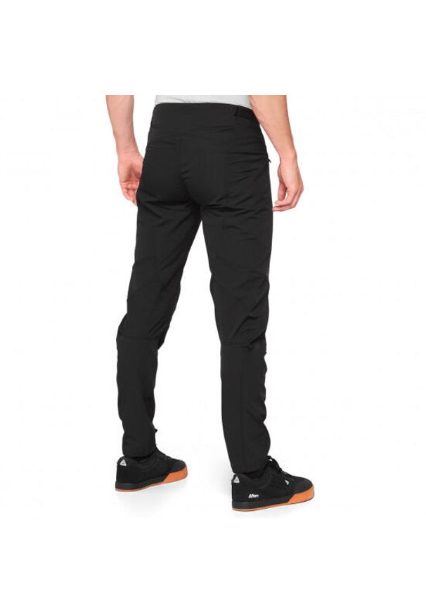 Spodnie rowerowe męskie 100% Airmatic. Kolor: czarny. Sport: fitness