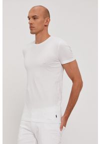 Polo Ralph Lauren T-shirt (3-pack) 714830304003 męski kolor biały gładki. Okazja: na co dzień. Typ kołnierza: polo. Kolor: biały. Materiał: dzianina. Wzór: gładki. Styl: casual #4