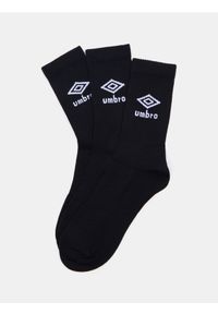 Sinsay - Bawełniane skarpetki 3 pack Umbro - czarny. Kolor: czarny. Materiał: bawełna #1