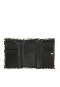 Wittchen - Damski portfel ze skóry lizard średni. Kolor: biały, wielokolorowy, czarny. Materiał: skóra #5