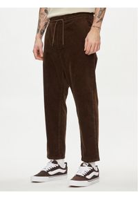 Only & Sons Spodnie materiałowe Linus 22019912 Brązowy Tapered Fit. Kolor: brązowy. Materiał: bawełna