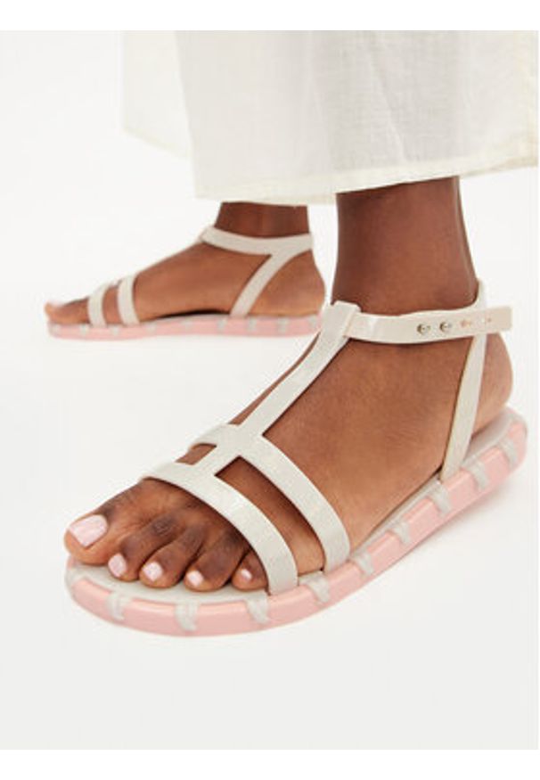 melissa - Melissa Sandały Melissa Ana Sandal Ad 33879 Beżowy. Kolor: beżowy