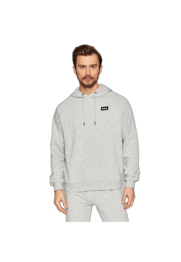 Bluza z kapturem Fila Belfort. Typ kołnierza: kaptur. Kolor: szary, wielokolorowy. Materiał: poliester, bawełna, wiskoza