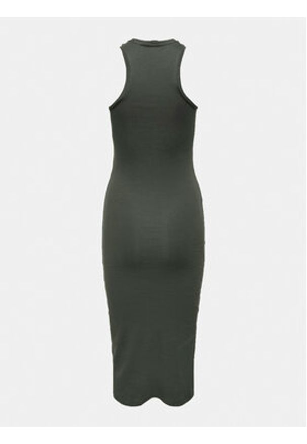 only - ONLY Sukienka codzienna Belfast 15270619 Zielony Slim Fit. Okazja: na co dzień. Kolor: zielony. Materiał: bawełna. Typ sukienki: proste. Styl: casual