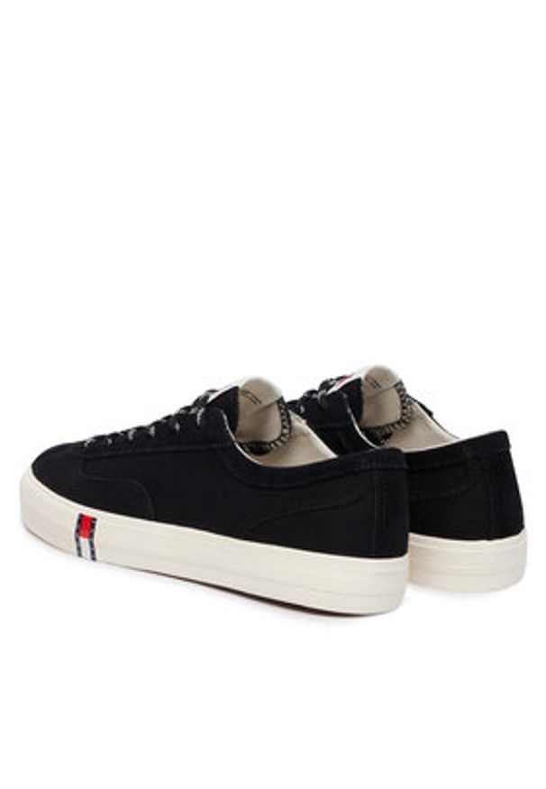 TOMMY HILFIGER - Tommy Hilfiger Tenisówki Archive Y2K EN0EN03047 Czarny. Kolor: czarny. Materiał: materiał