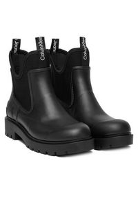 Calvin Klein Jeans Kalosze Mid Rainboot Chelsea YW0YW01034 Czarny. Kolor: czarny. Materiał: syntetyk #2