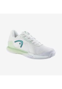 Damskie buty do padla Head Sprint Pro 40. Kolor: biały, zielony, wielokolorowy. Sport: bieganie