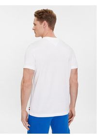 TOMMY HILFIGER - Tommy Hilfiger T-Shirt MW0MW34387 Biały Slim Fit. Kolor: biały. Materiał: bawełna