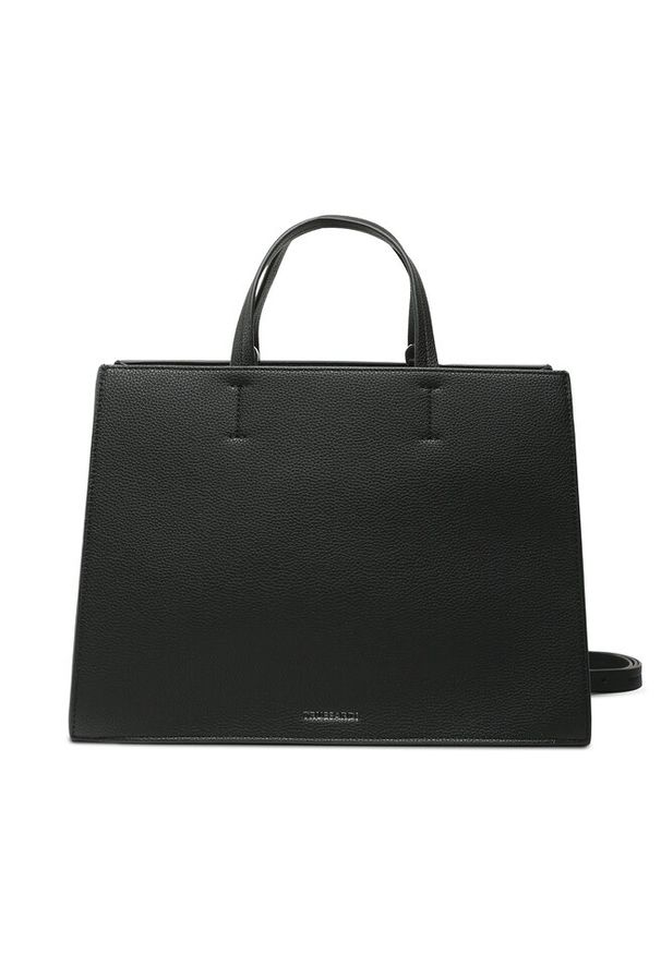 Trussardi Jeans - Torebka Trussardi. Kolor: czarny