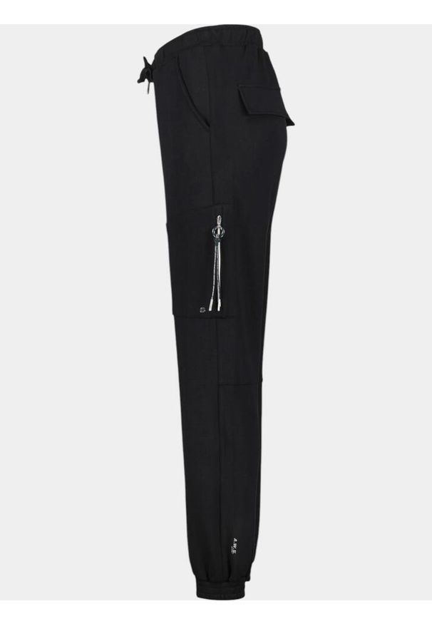 LUHTA - Joggery damskie Luhta Anjala. Kolor: czarny. Materiał: dresówka, materiał