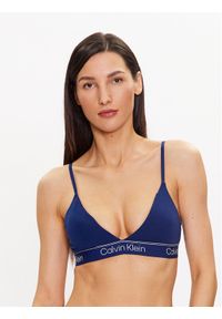 Calvin Klein Underwear Biustonosz braletka 000QF7186E Granatowy. Kolor: niebieski. Materiał: bawełna