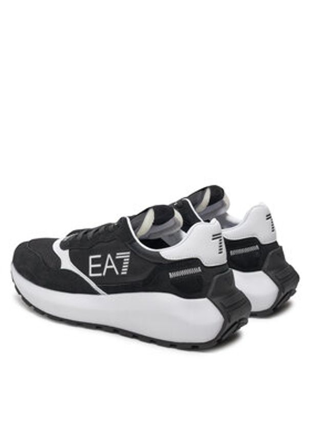 EA7 Emporio Armani Sneakersy X8X186 XK401 N642 Czarny. Kolor: czarny. Materiał: materiał