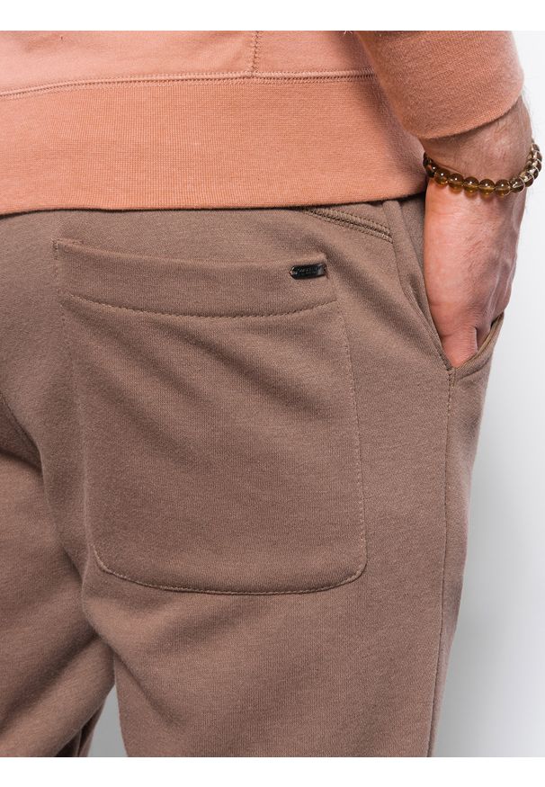 Brązowe spodnie Ombre Clothing